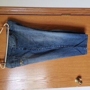 Womens plus size 20w jean capri .